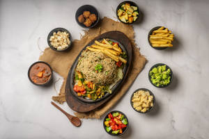 Paneer Shashlik Sizzler