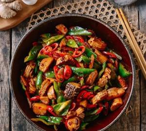 Mushroom chilli