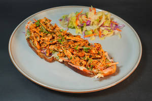 Middle Eastern Coleslaw Paneer Open Toast