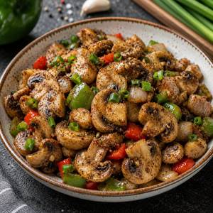 Salt and papper mushroom