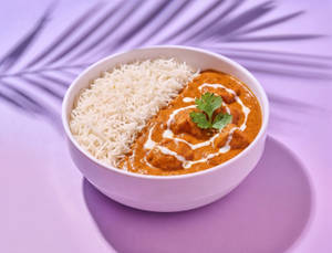 Butter Chicken Rice Bowl