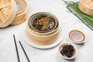 Prawns & Water Chestnut Spinach Roll