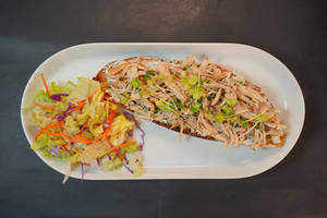 Chicken Tzatziki Open Toast
