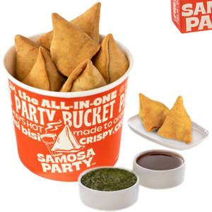 Party Bucket of 50 Mini Samosas