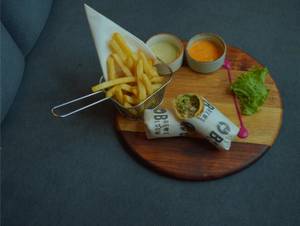 Broccoli & Mushroom Cheese Wrap
