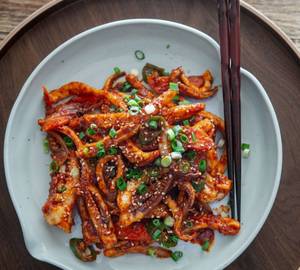 Stir fried squid