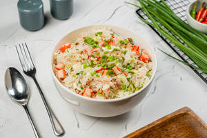 Crabstick Egg White Fried Rice