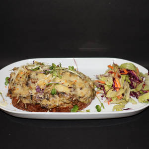 Creamy Mushroom Cheese Toast
