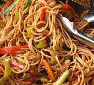 Mongolian noodles veg
