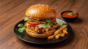 Veg Tandoori Burger