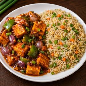 CHILLY PANEER WITH FRIDRICE