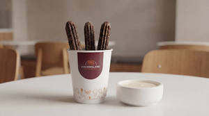 Regular Oreo Churros With White Chocolate Dip