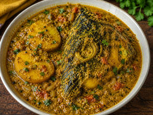 Fish Head Shorshe (mustard) Masala Fry