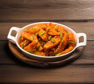 Honey chilli potato