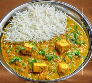 Matar Paneer Rice
