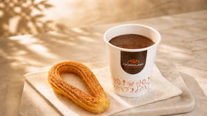 Signature Hot Chocolate With Churro Loop