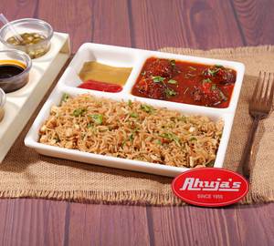 Fried Rice With Manchurian Gravy