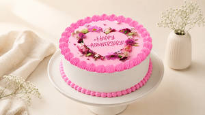 HAPPY ANNIVERSARY Photo Cake