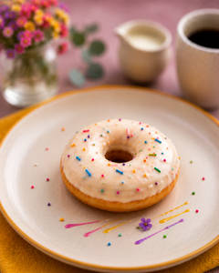 White Chocolate Doughnut