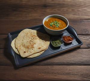 Desi Ghee Aloo Curry with 4 Paratha's