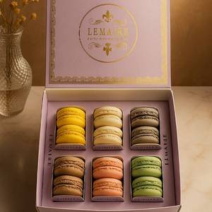 Assorted Macarons Pack Of 12 (Eggless)
