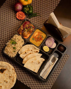 Kadhai Paneer + Dal + Jeera Rice + Roti + Sweet