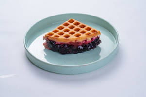 Blueberry Cream Cheese Waffle