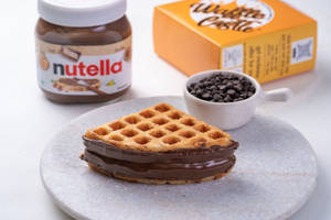 Hazelnut Heaven Nutella Waffle