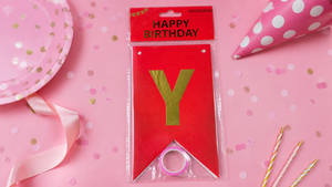 Hbd Banner Golden Foil