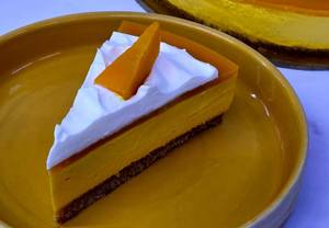 Mango No Bake Cheesecake Slice