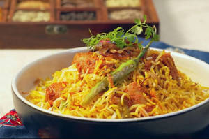 Soya Chaap Tikka Biryani