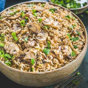 Mushroom fried rice