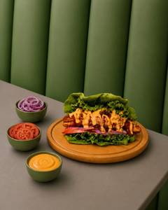 Rooster Burger (Lettuce Wrap)