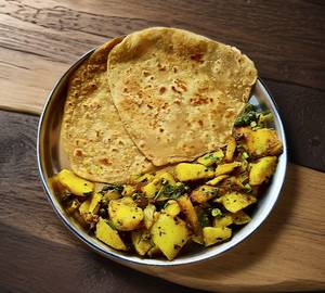 Paratha With Aloo Bhurji
