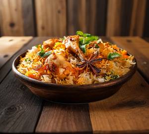 Chicken dum biryani (Dhaba special)
