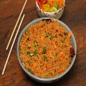 Schezwan Fried Rice- Veg