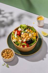 Garbanzos & Feta With Rosemary Vinaigrette