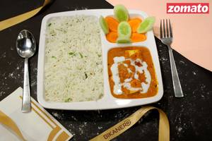 Paneer Curry With Rice