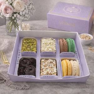 Assorted Pack Of 4 European Cakes And 4 Macarons