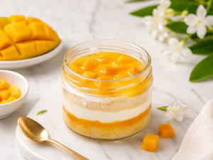 Mango Jar Cake