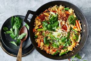 Wok Tossed Veg With Fried Rice - Noodles