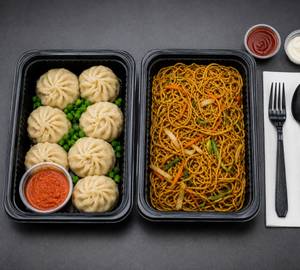 Momos + noodles combo