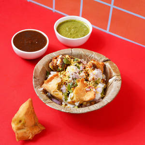 Samosa Chaat.