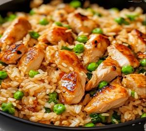 Chicken Garlic Rice full