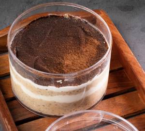 30Gm Protein: Tiramisu Overnight Oats & Chia Bowl