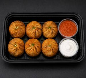 Fried Veg Momos  [6 Pcs]