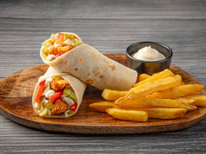 Crispy Fried Chicken Wrap