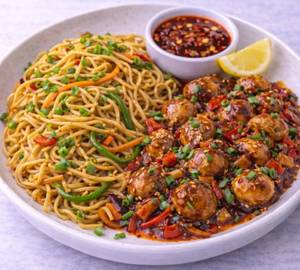 Noodles & Chilli Mushroom [4]