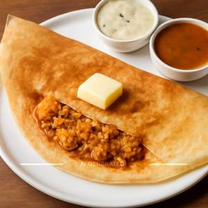 Butter Paneer Masala Dosa