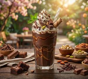 Chocolate Chunk Brownie Shake